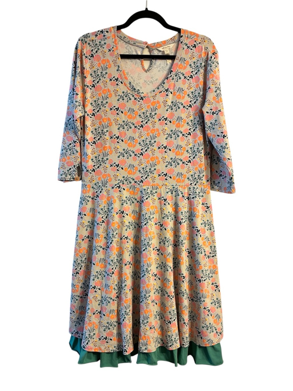 🌸 Matilda Jane x Joanna Gaines Down on the Farm Floral Ruffle Dress L